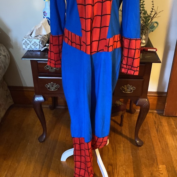 Spider-Man Hooded Pjs in Red and Blue - Picture 3 of 7